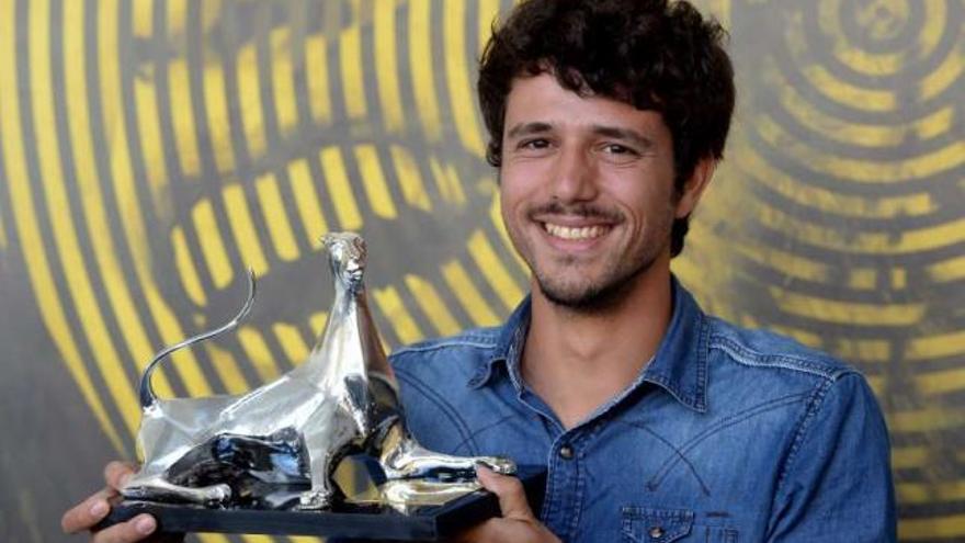 Patiño recoge su premio en Locarno. / festival del film locarno / ti-press / samuel golay