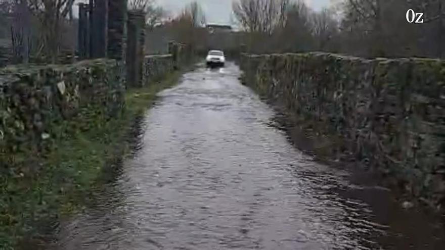 VÍDEO | El paso de la borrasca Leonardo causa estragos a su paso por Aliste