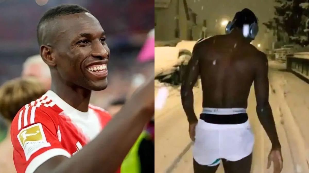 “Sin frío y sin miedo: Nicolas Jackson sorprende con su paseo invernal extremo”