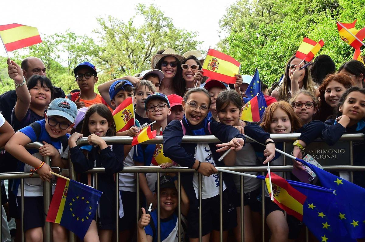 Fotogalería | La llegada del Rey de España, Felipe VI, al Monasterio de Yuste, en imágenes