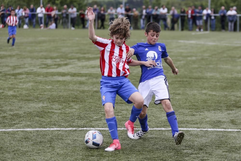 El alevín del Sporting se lleva el título