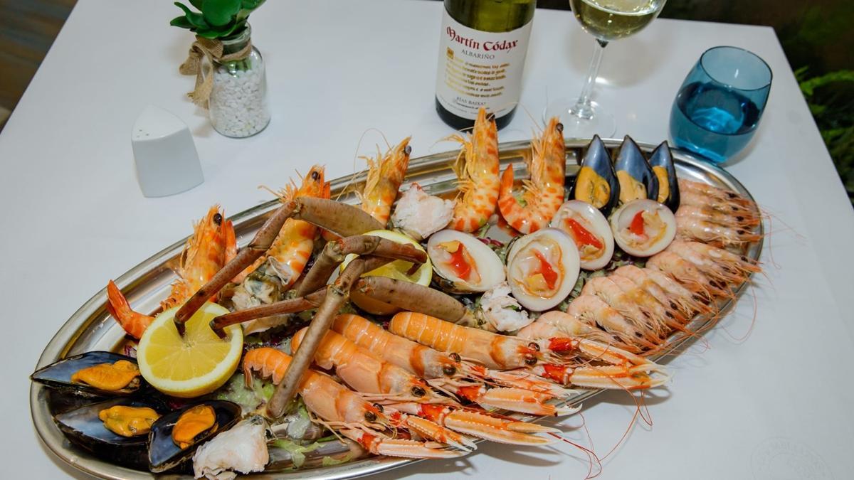 Mariscada para 2 en un restaurante de los Mellizos