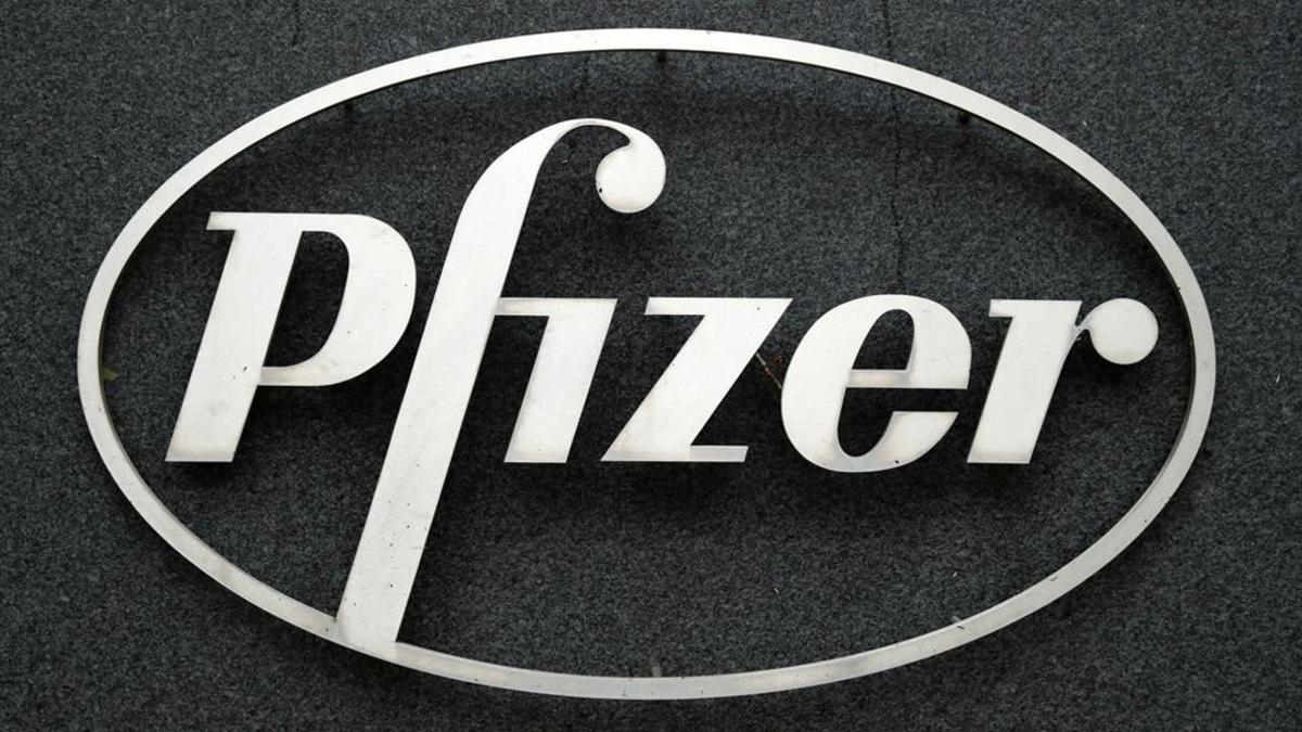 Logo de la empresa Pfizer.
