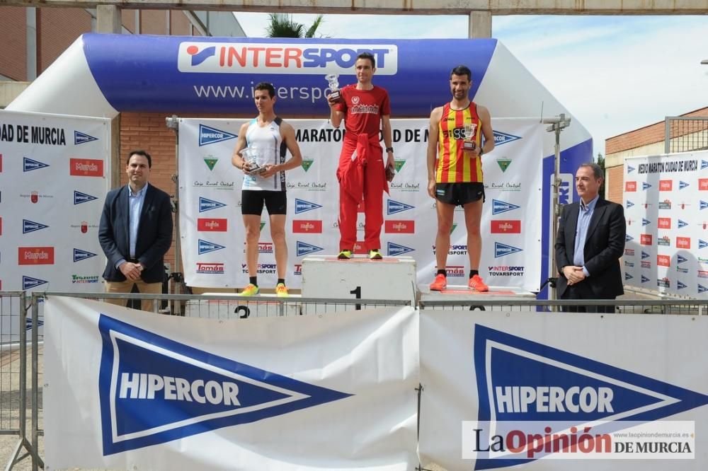 Media Maratón de Murcia: podios