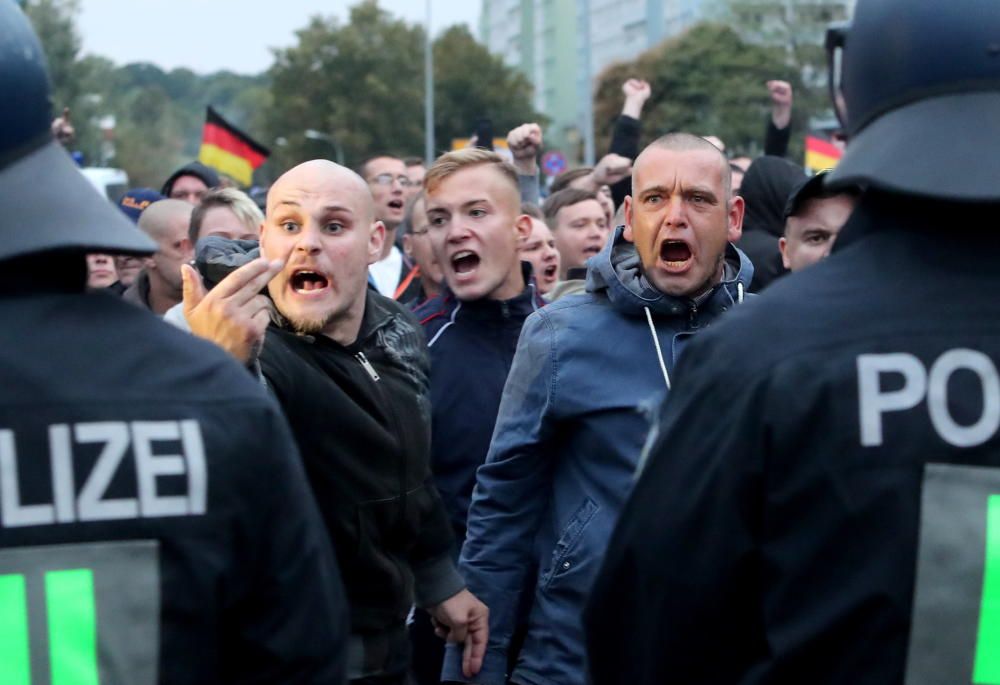 Marcha ultraderechista en Chemnitz