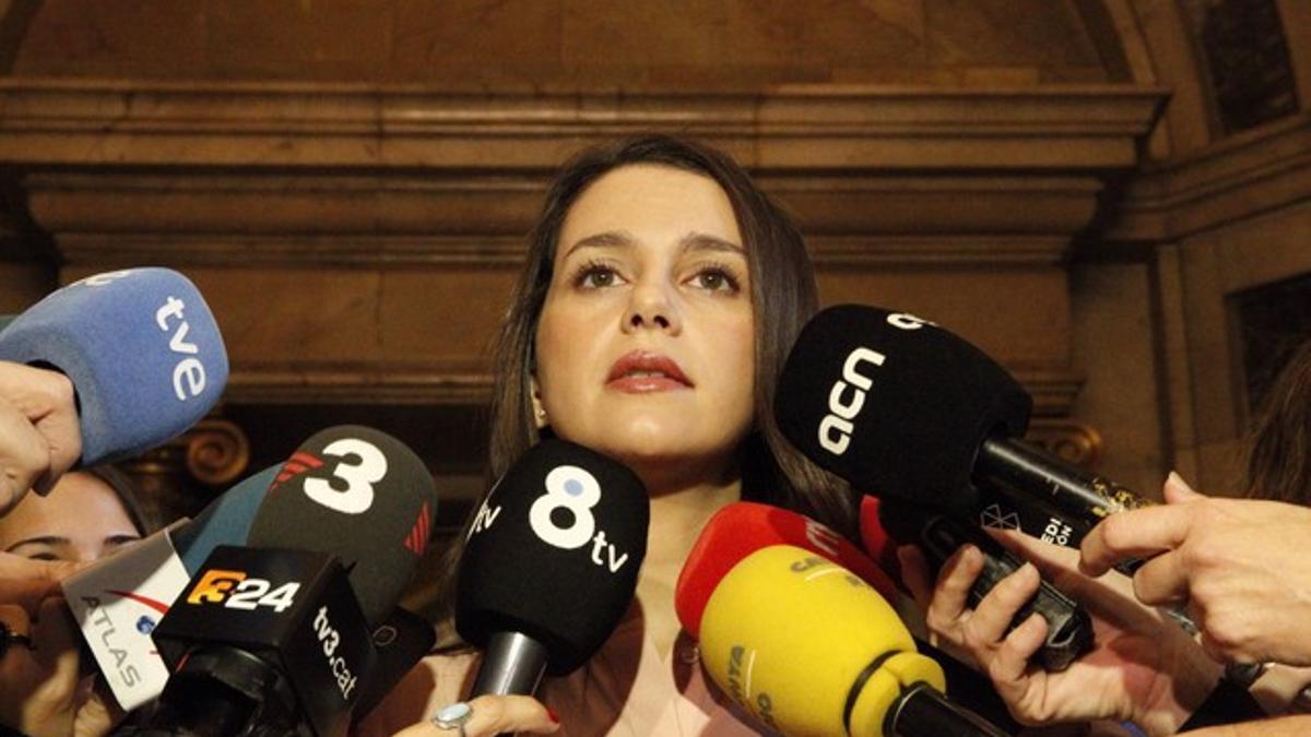 La líder de Ciutadans en el Parlament, Inés Arrimadas.