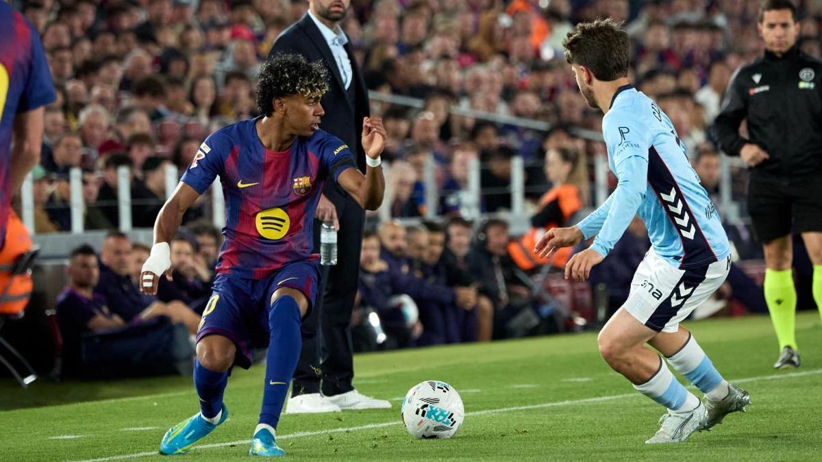 El 1x1 del FC Barcelona frente al RC Celta al descanso