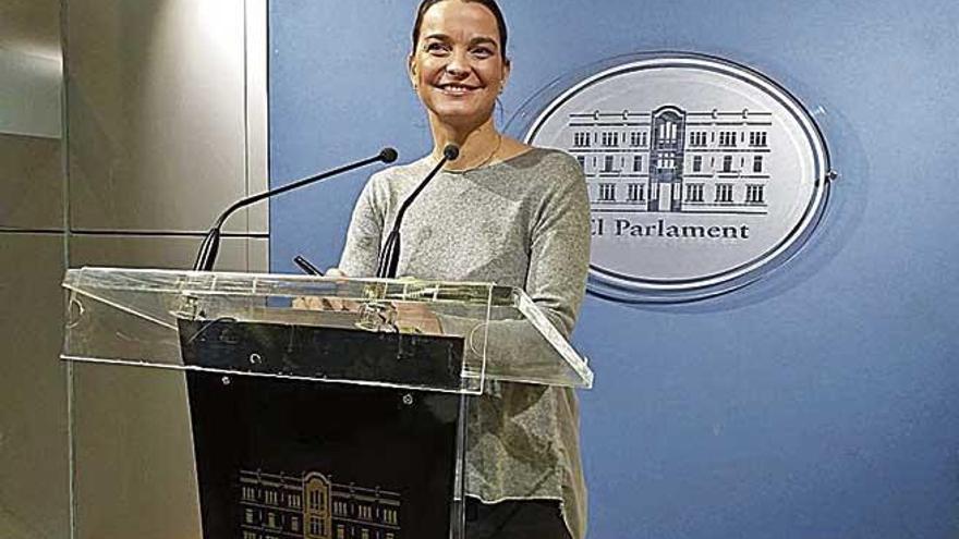 La portavoz del Grupo Parlamentario Popular, Marga Prohens.