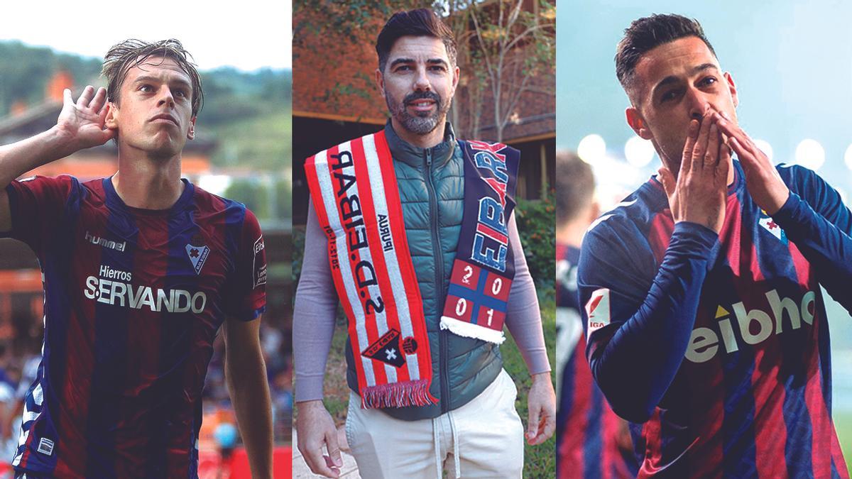 Javi Lara, Guille Roldán y Sergio León, tres califas armeros que hicieron historia en el Eibar.