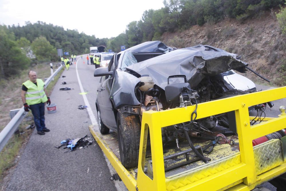 Accident de trànsit mortal a la variant de Girona