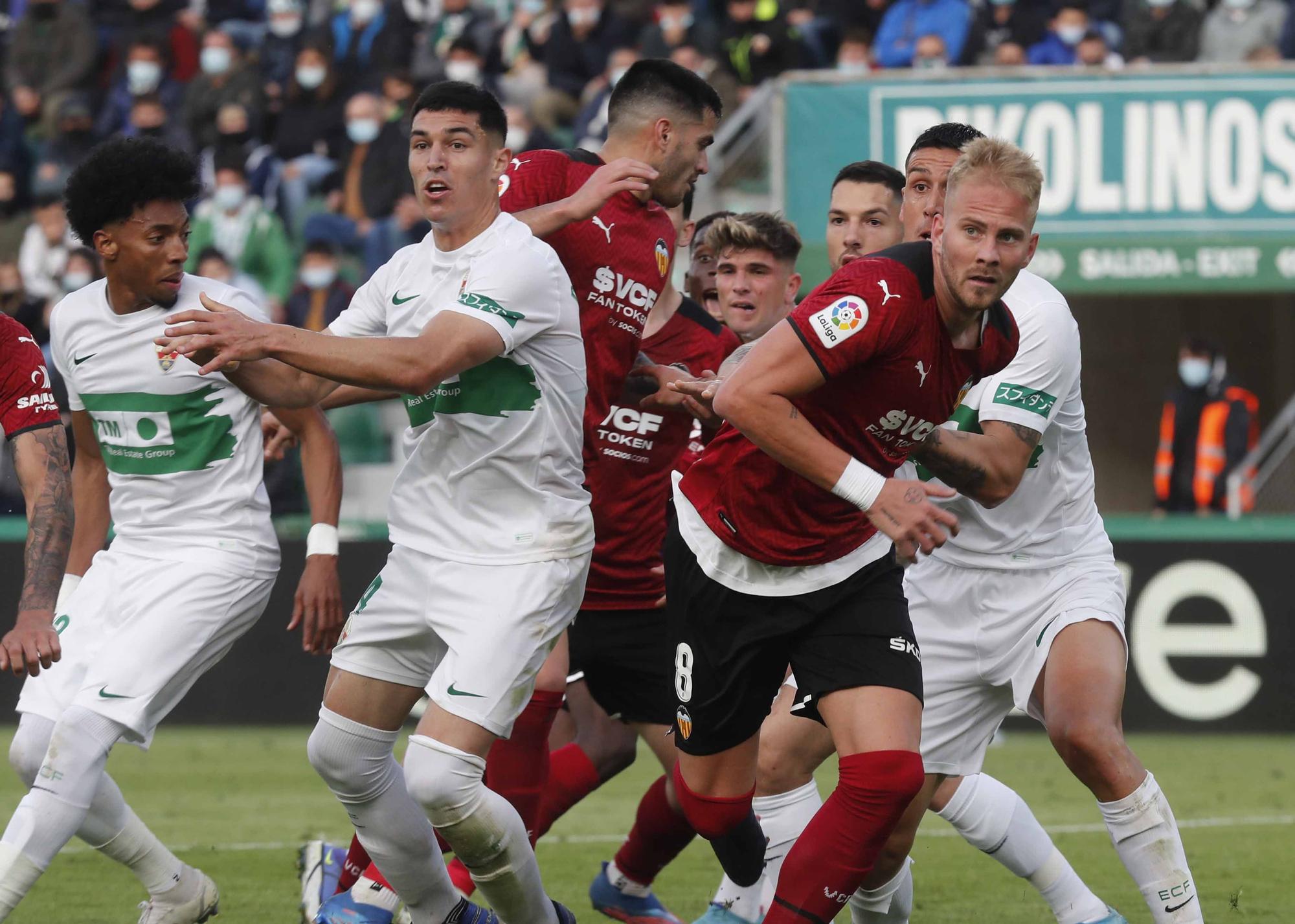 Elche - Valencia: Las mejores fotos del partido