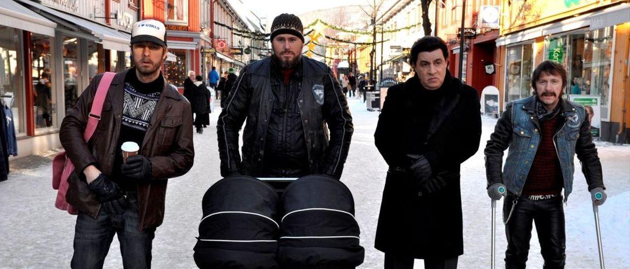 Algunos de los personajes de ’Lilyhammer’, con Stevie Van Zandt (el segundo por la derecha).