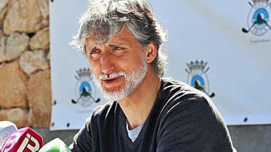 El entrenador aragonés en una foto de archivo.