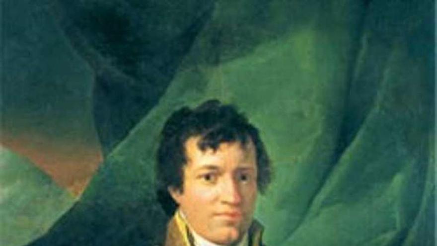 Retrato de Alexander von Humboldt.