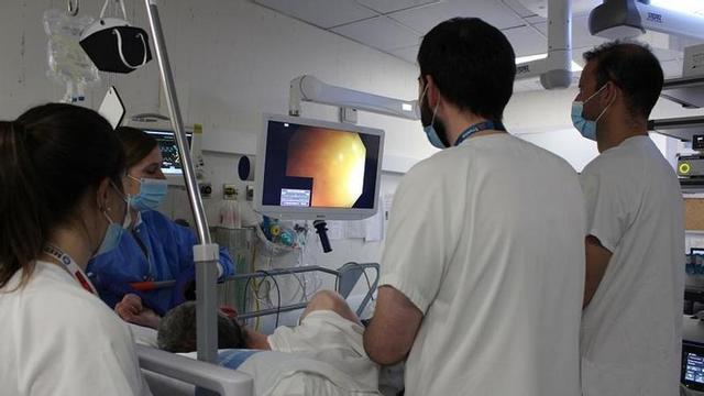 Una prova endoscòpica a Girona.