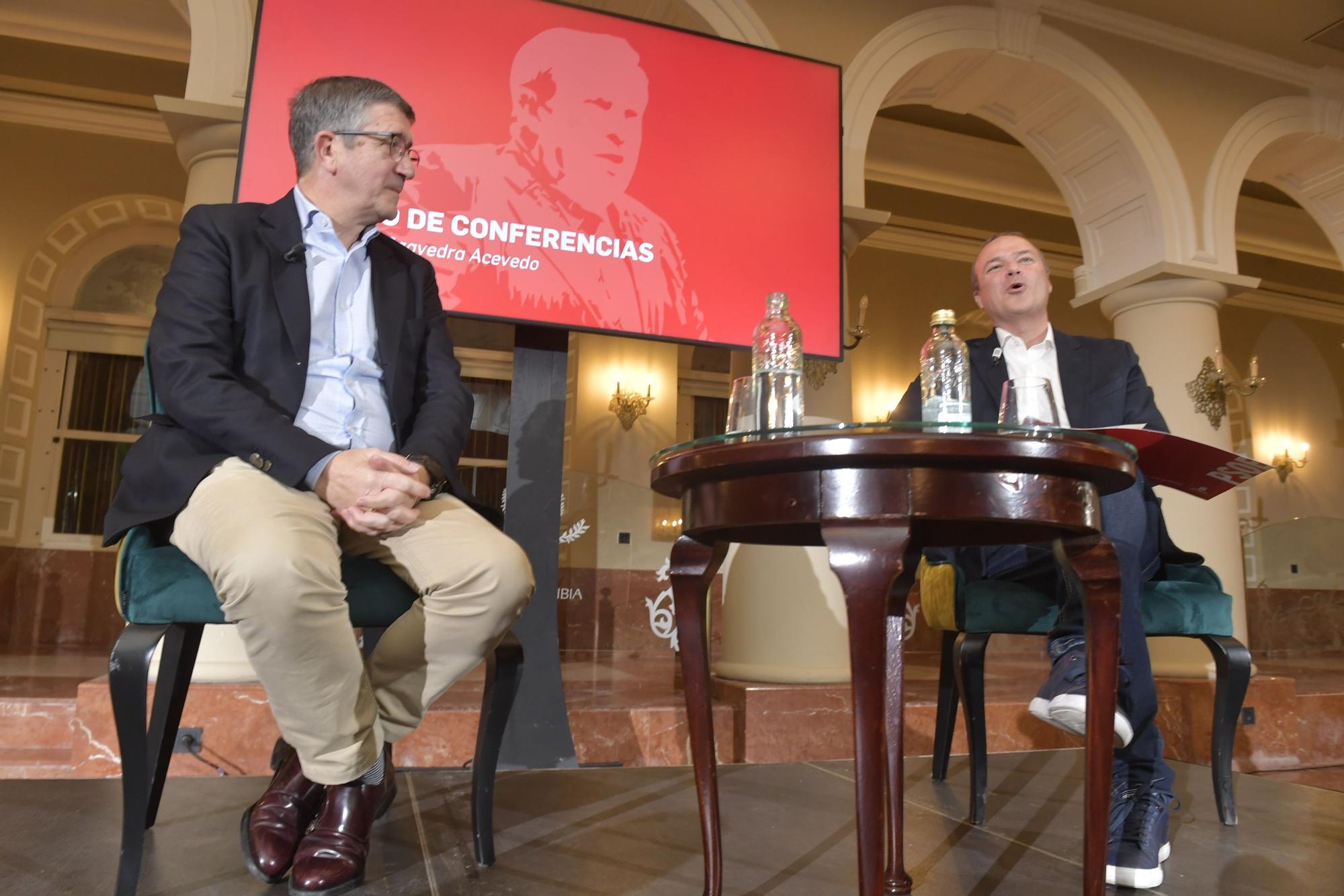 Patxi López participa en el ciclo de conferencias en memoria de Jerónimo Saavedra