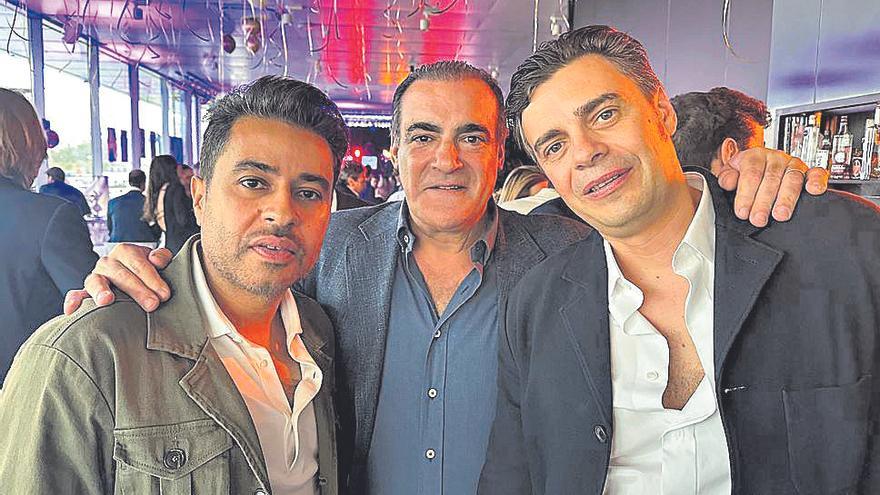 Imagen Naufel Radoua, Pablo Serratosa y Alejandro Aguilar, en Veles e Vents.