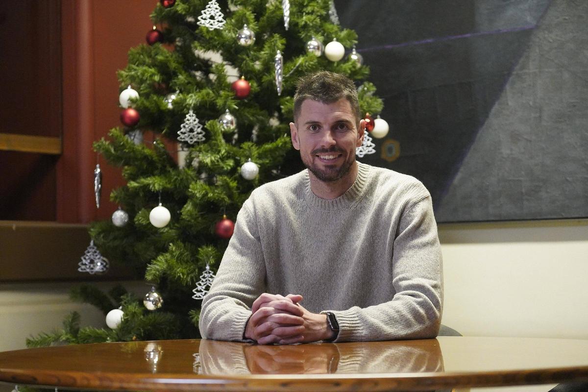 Albert Vivancos, a la seu del Diari de Girona.