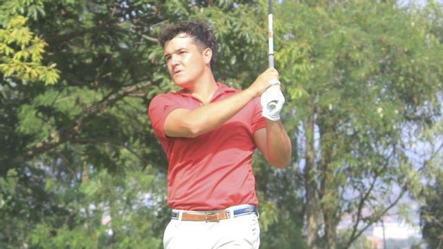 Álvaro Huidobro, durante el Campeonato de Asturias.  |