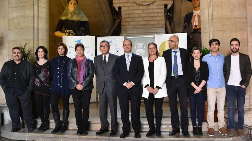 Organizadores, patrocinadores y colaboradores presentaron ayer la prueba en el Ajuntament.