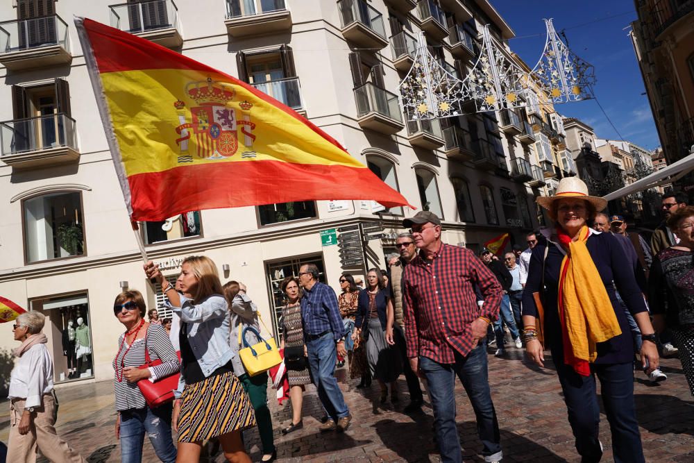 Manifestación por la unidad de España en Málaga