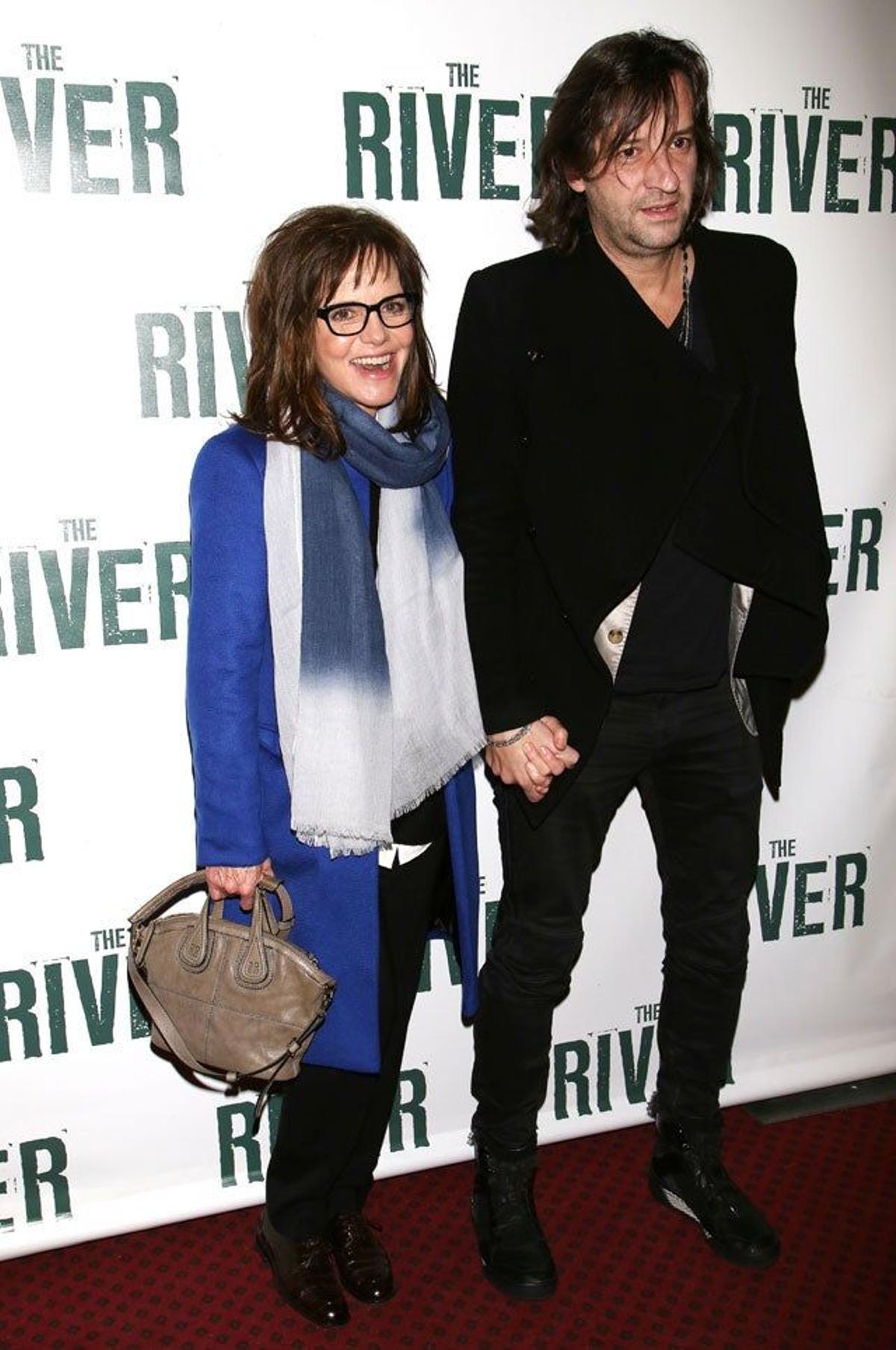 Sally Field y Rob Howell en el estreno de 'The River' en Broadway