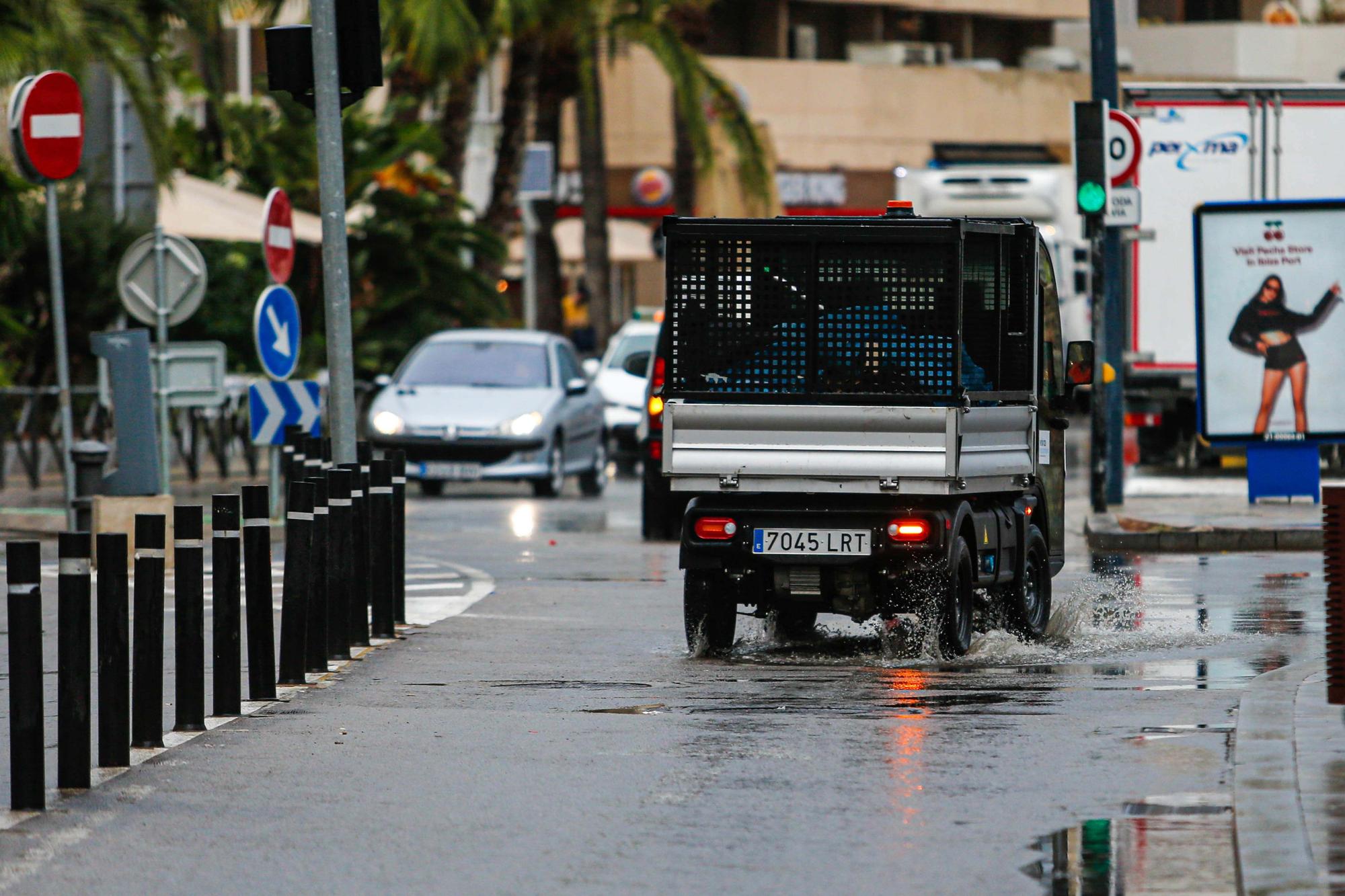 Fuertes tormentas en Ibiza y Formentera