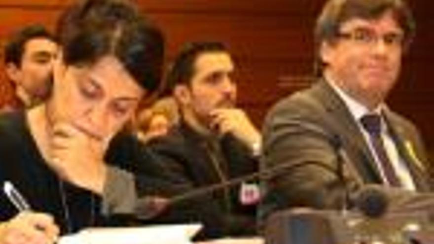 Gabriel i Puigdemont a la seu de l&#039;ONU.