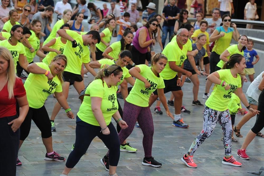 Zumba en la Avenida Libertad