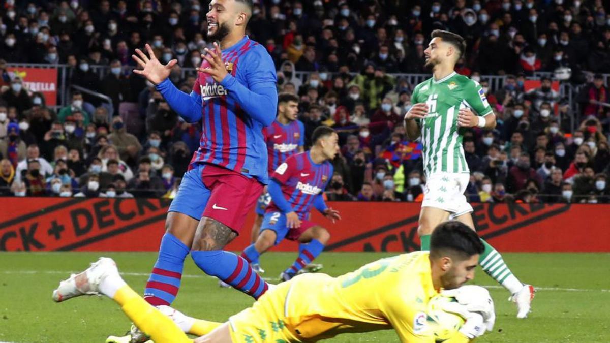 El Barça-Betis de la primera volta al Camp Nou.  | REUTERS/NACHO DOCE