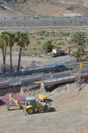 16-08-2018 LAS PALMAS DE GRAN CANARIA. Obra de la rotonda de El Veril. Fotógrafo: ANDRES CRUZ  | 16/08/2018 | Fotógrafo: Andrés Cruz