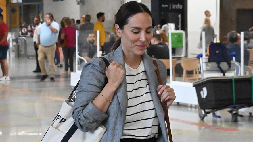 Tamara Falcó, en el aeropuerto, en una imagen de archivo.