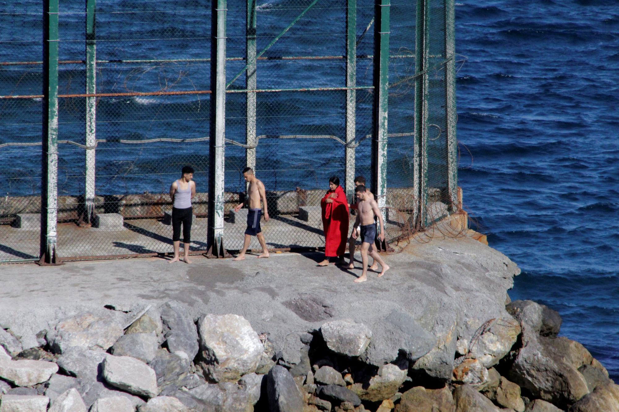 Ceuta vive uno de los episodios de entrada masiva de inmigrantes más numeroso de los últimos años