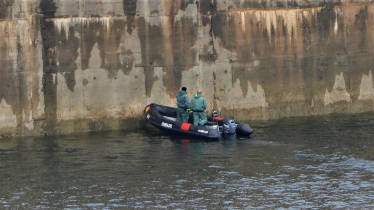 Los agentes, en el nuevo rastreo en el embalse de Ricobayo