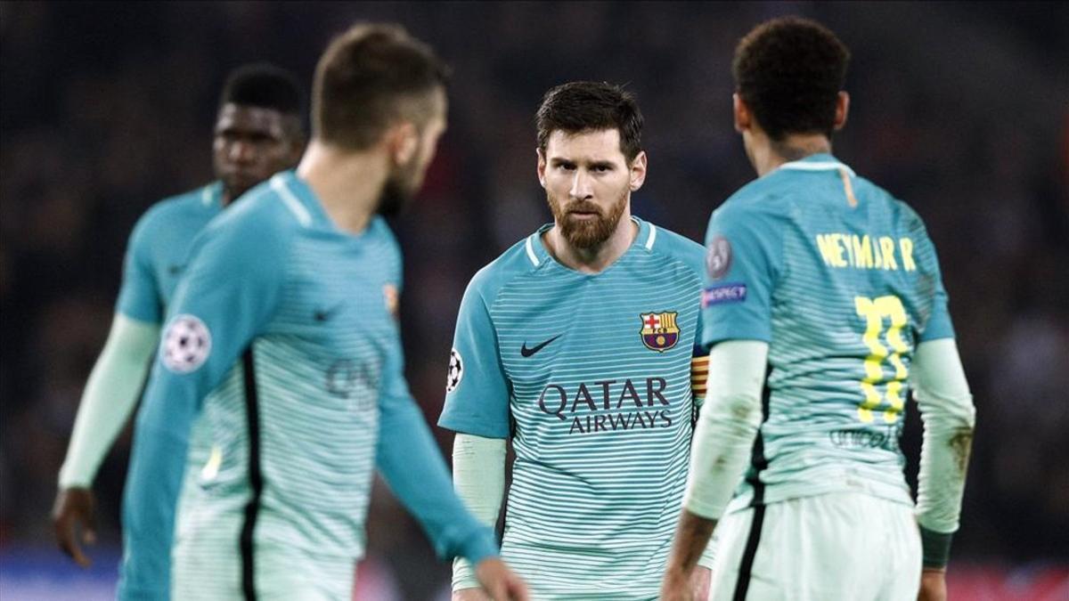 Messi, Iniesta y Busquets acabaron afectados