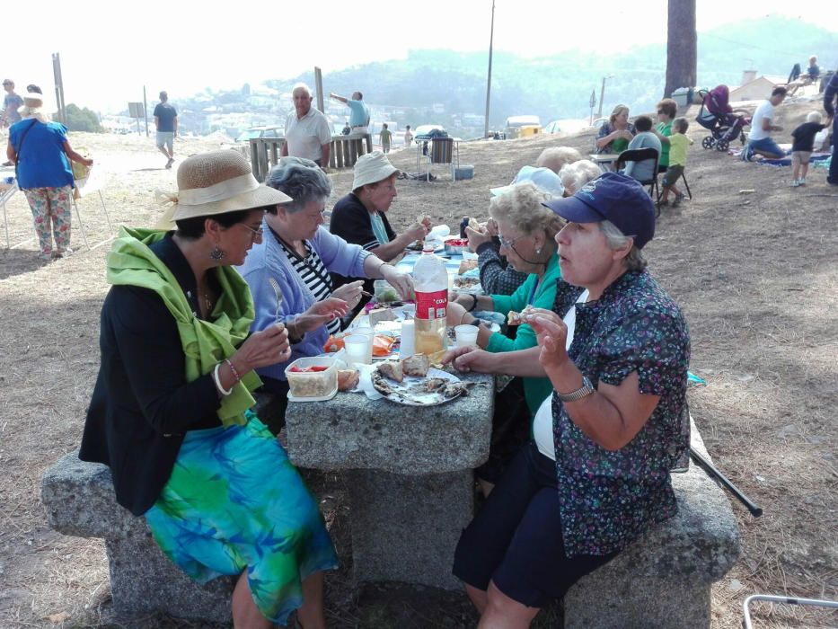 Sardiñada para celebrar la Virxe da Roca de Baiona