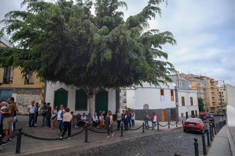 05-07-18. LAS PALMAS DE GRAN CANARIA. Colectivos de El Risco (Risco de San Nicolás, San Bernardo y San Lázaro) se congregarán con el objeto de anunciar a la opinión pública su posición respecto las actuaciones que el Ayuntamiento de Las Palmas de Gran Canaria está promoviendo en el barrio. FOTO: JOSÉ CARLOS GUERRA.  | 05/07/2018 | Fotógrafo: José Carlos Guerra