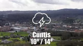 El tiempo en Cuntis: previsión meteorológica para hoy, lunes 9 de febrero