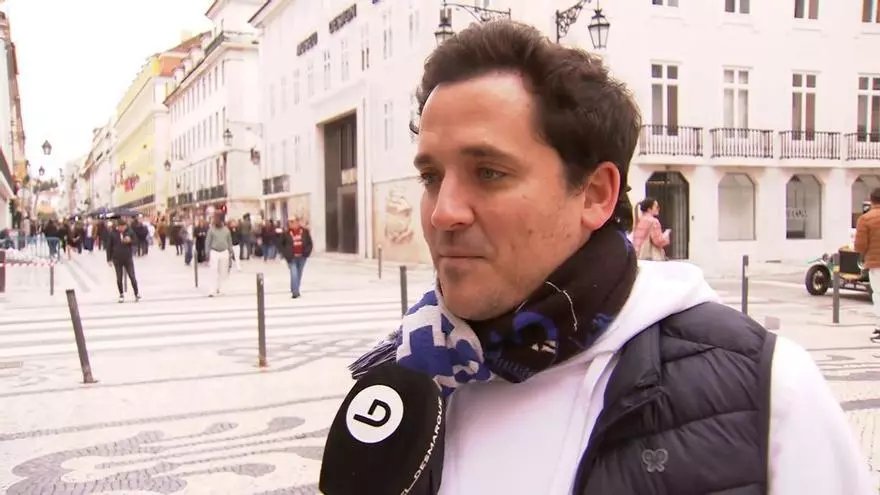 La afición del Real Madrid se prepara por el importante encuentro en Lisboa contra el Benfica