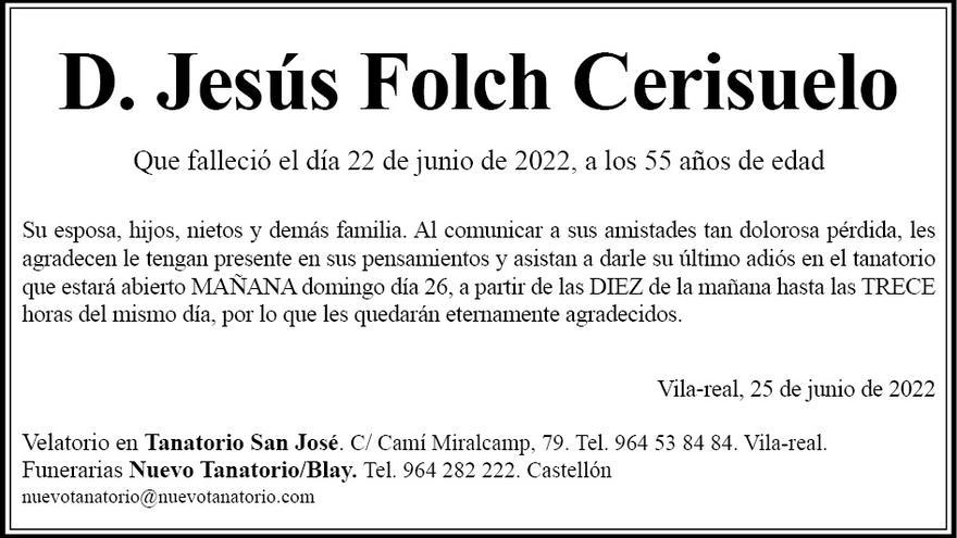 D. Jesús Folch Cerisuelo