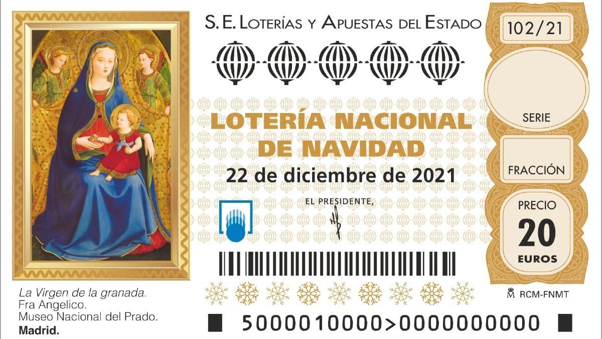 ¿Quina és la imatge del dècim de la Loteria de Nadal 2020?