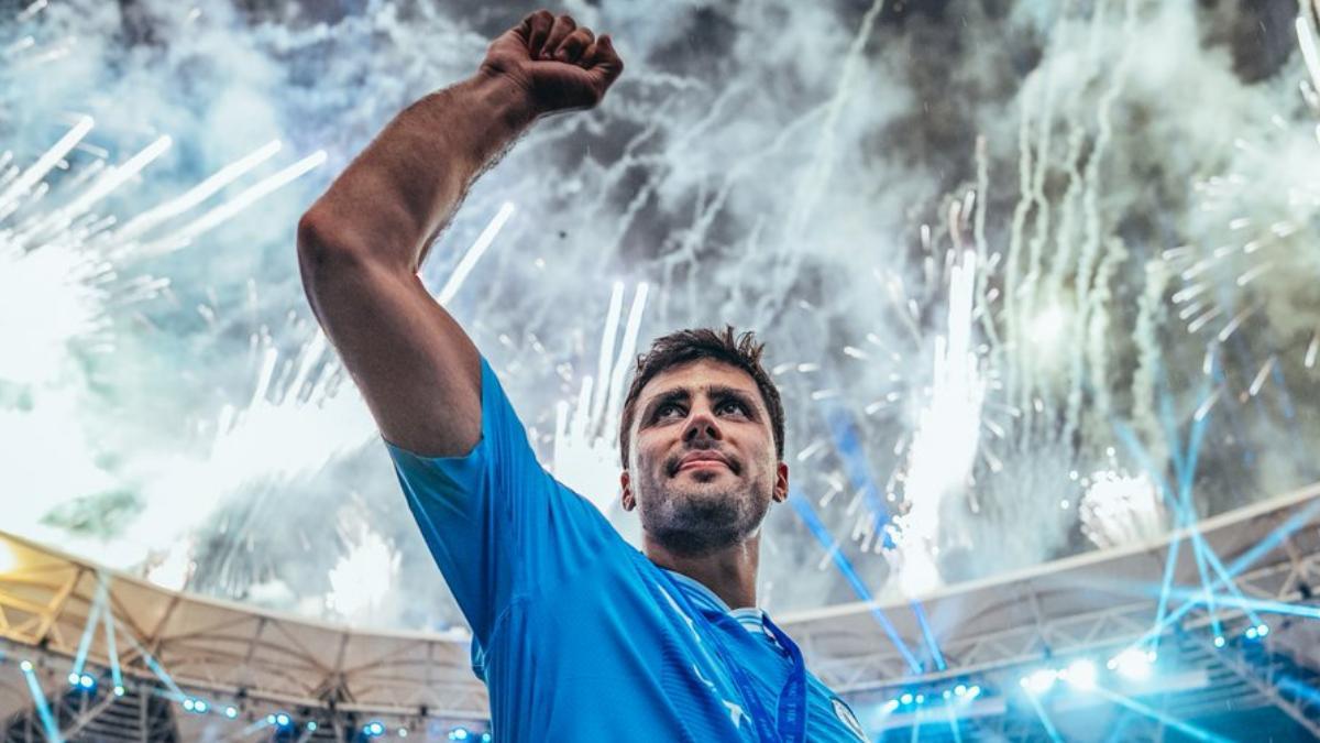 Rodri, tras ganar el Mundial de Clubes con el Manchester City