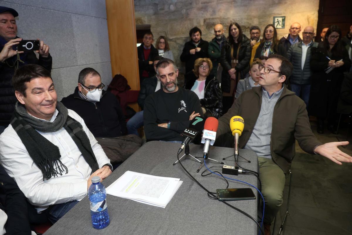 Aspérez durante su respuesta al nacionalista Manuel Suárez