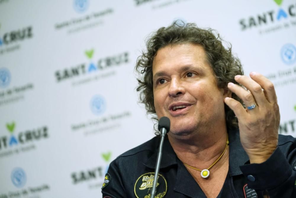 El cantante Carlos Vives en la presentaciób de su actuación en el Carnaval de Santa Cruz de Tenerife |28-2-2020 |Fotógrafo: Andrés Gutiérrez Taberné