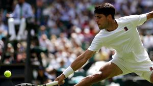 Carlos Alcaraz en Wimbledon