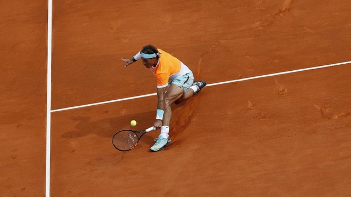 Rafael Nadal, durante la semifinal de Montecarlo