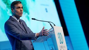 pedro sanchez en davos