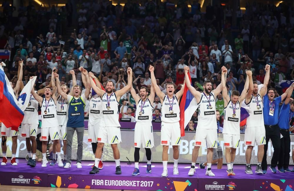 Final del Eurobasket 2017: Eslovenia - Serbia