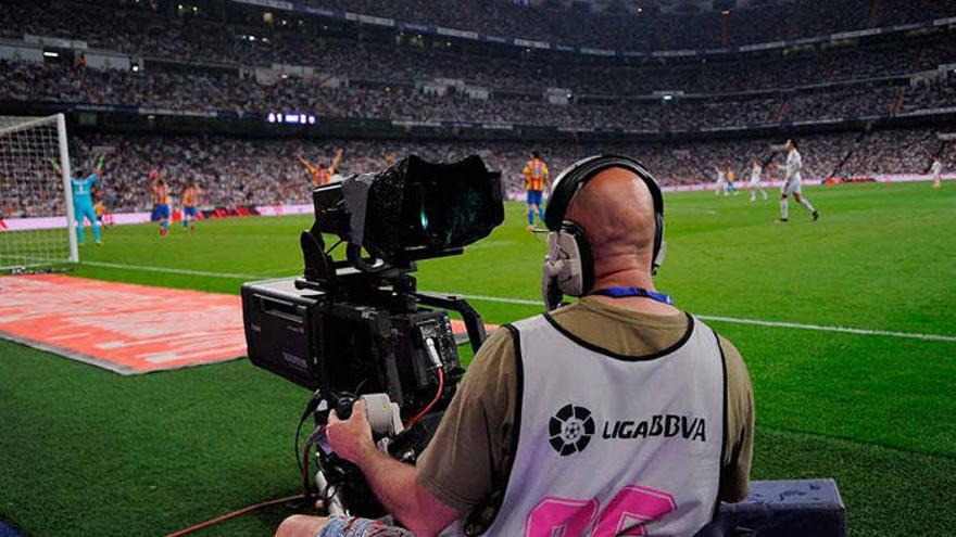 LaLiga cuenta con un gran despliegue audiovisual.