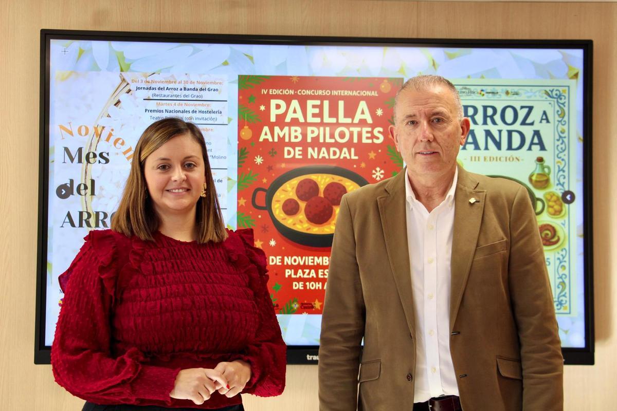 Miralles y Sales, en la presentación del Mes del Arroz.